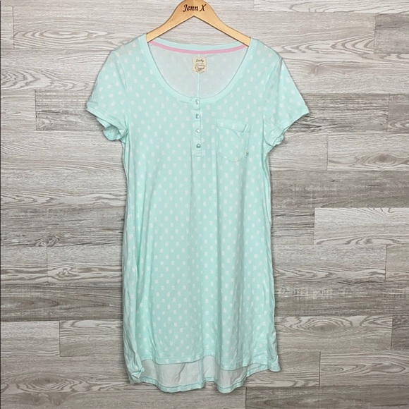 NWOT Lucky Brand Mint Sleep Dress - Picture 1 of 8